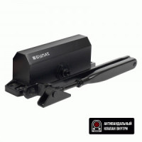 Доводчик дверной БУЛАТ ARCTIC ДД 502/4 A-B (60-120 кг) черный, морозостойкий (10)