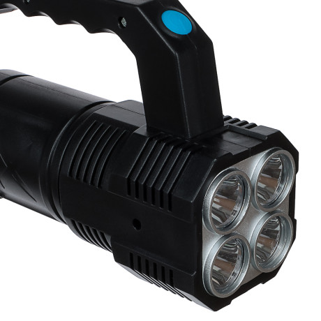 Фонарь прожектор тм ЕРМАК, 4 LED + COB, 4 режима, 2000мАч, USB кабель, пластик, 147х103х60 мм