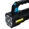 Фонарь прожектор тм ЕРМАК, 4 LED + COB, 4 режима, 2000мАч, USB кабель, пластик, 147х103х60 мм