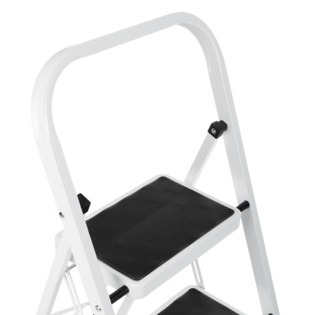 ЕРМАК Стремянка стальная (макс.нагрузка 150кг), 3 ступени, прорезиненные ступени