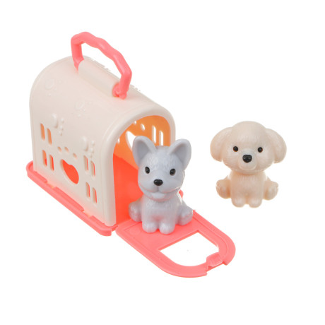 ИГРОЛЕНД Набор аксессуаров для питомцев "Счастливая семья", пластик PP, 19х27х5см, 3 дизайна
