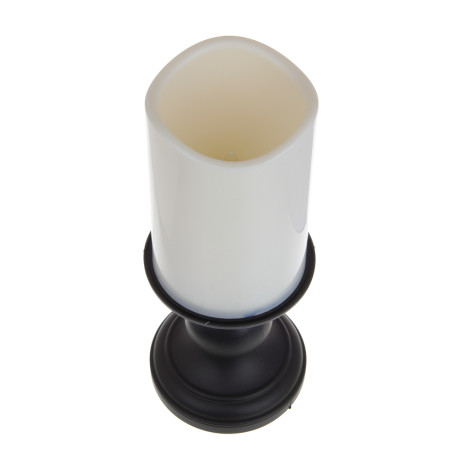 Светильник LED в форме подсвечника со свечой, пластик , 28х11 см