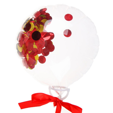 FNtastic Набор шаров 2 шт с рисунком на подставке с декором, полиэстер, картон, Happy Birthday,3 цв.