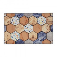 Коврик влаговпитывающий &quot;Velur&quot; 50*80 см &quot;Мраморная плитка&quot;, VORTEX