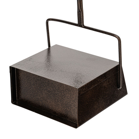 Совок-ловушка хозяйственный, металлический (h-850 мм) металлическая ручка