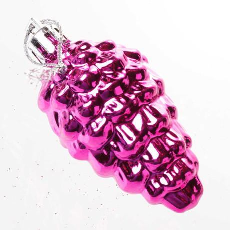 Шар Т111 6шт 6см (шишки) микс  (280)