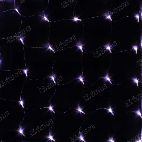 Гирлянда сетка LED LW-2-2 200 лампочек, прозрачный провод 2*2 м белый
