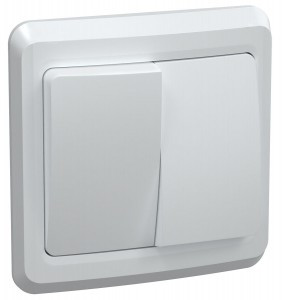 IEK ВЕГА ВС10-2-0-ВБ выкл. СУ 2 кл.10А белый EVV20-K01-10-DM