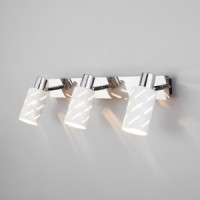 EUROSVET Бра E14 3x40W 450x145 металл/хром/белый Fente 20090/3 a050202