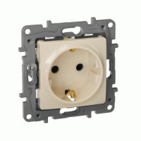 IEK ETIKA мех. роз. СУ 1 мест. сл. кость (земля, шторки) 672322