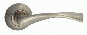 Ручка дверная компл.круг.основ. PUERTO Брускетта никель матовый INAL 506-08 SN