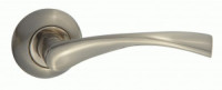 Ручка дверная компл.круг.основ. PUERTO Брускетта никель матовый INAL 506-08 SN
