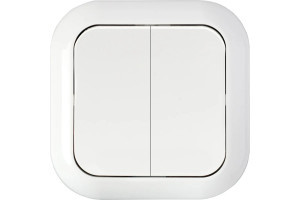 Bylectrica Гармония выкл. СУ 2 кл. бел. (пластик) С56-124