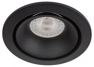 ЭРА MR16 GU5.3 L100 BK св-к встр. d92х35(врез. d75мм) черный алюминий 6387