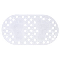 VETTA Коврик в ванну, противоскользящий, ПВХ, 66,5x35,5 см, Стопы, белый