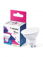 Космос GU10 220V 10,5W (10W) (840lm) 3000K 2K матов. 55x50 LkecLED10.5wGU10C30