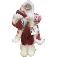 Фигура новогодняя LC252212 Дед Мороз 30 см в красной шубе (72)