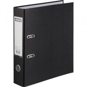 Папка регистратор Attache(ПВХ+бумага)с мет.уголком,75мм,черный 786248