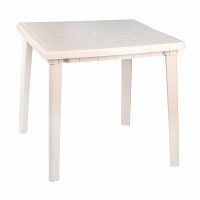 Стол квадратный 800х800х740 Бежевый БШ8154