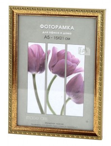 Фоторамка Interior Office пластик 986/996 30х40 золото 9813