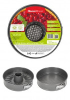 Форма д/выпечки сталь круг разъемнная набор 2шт d=24см, h=6,6см Лианетта 75151 Master House