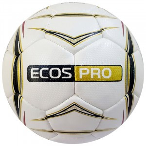 Мяч футбольный ECOS Pro GOLDEN. Ручная сшивка. Размер №5 Ecos 3998