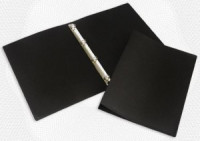 Папка на 4-х кольцах пласт. 17/32мм А4 Attache F504/045 черная 112288