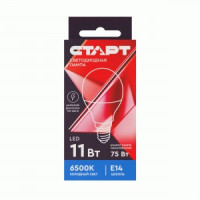 СТАРТ лампа св/д Шар G45 E14 11W(880lm) 6500K 6K 80x45 матов пласт/алюм IC-драйвер 1316