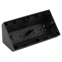 Bylectrica УЮТ коробка угловая 2 мест. для установки вык. и роз. черный (КУ-452)