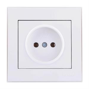 Lezard RAIN роз. СУ 1 мест. бел., керамика (корпус PC) 703-0202-121