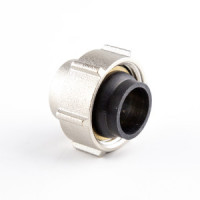 РосТурПласт Гайка для подкл. радиатора (евроконус) акс. 15х3/4, латунь, желтый, (инд.пакет), 34758