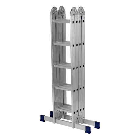 Лестница шарнирная алюминиевая, 4 х 5 ступеней, Сибртех