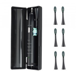 Зубная щетка электр. Galaxy LINE GL4983, 37200об/мин, 5 режимов, таймер, кейс, 7 насадок/компл, черн