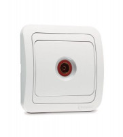 Makel Mimoza роз. TV СУ 1 мест. бел. (концевая, RG6) 12027