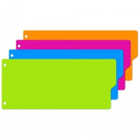 Разделитель листов полоски,пласт,12 л.,4 цвет.Attache Selection 328392