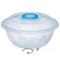 Таз 11л "Изобилие" мерный с крышкой Эльфпласт 122