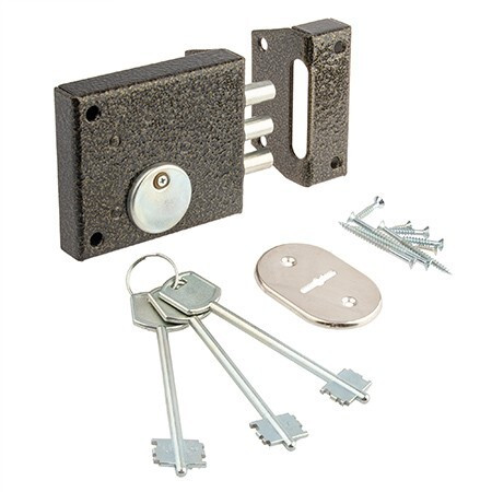 Замок накл ЗН-4-1 Зенит (Бронза) Сувальдный, 3 ригеля 11мм   \20