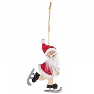 Украшение декоративное "Санта на коньках" SYMZPB-4423202 Волшебная страна