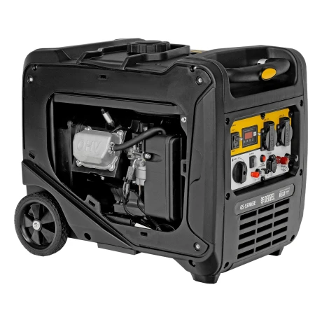 Генератор инверторный GS-5500iSE, 5,5 кВт, 230 В, закрытый корпус,электростартер Denzel