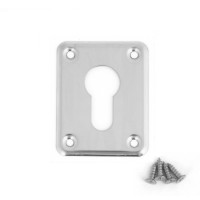 Накладка под цилиндр DP-01-C-CR (Хром) прямоугольная AVERS  (1штука!)  \20