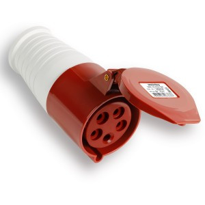 SmartBuy розетка силовая CEE (разъем) переносная 225 3Р+РЕ+N 32А 380В IP44 SBE-32-PS5-380