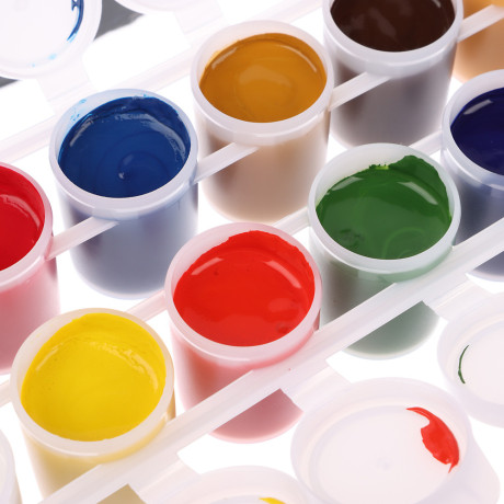 ЛУЧ Гуашь "ZOO", 12 цветов, баночки по 15мл, скрепленные баночки, 20С 1356-08