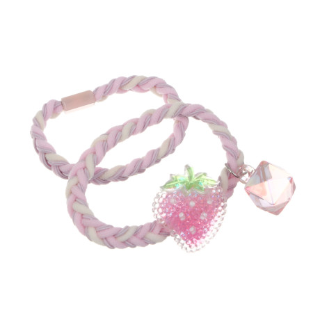 ЮНИLOOK Резинки для волос 2шт, d5,5см, полиэстер, акрил, 6 дизайнов, ACS25-18