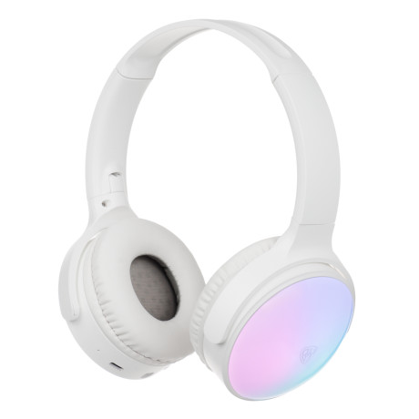 BY Наушники беспроводные полноразмерные PopKids, 300мАч, BT5.4, белый