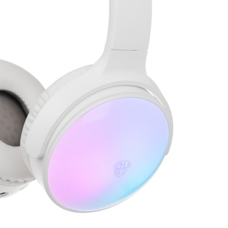 BY Наушники беспроводные полноразмерные PopKids, 300мАч, BT5.4, белый