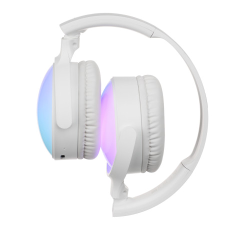 BY Наушники беспроводные полноразмерные PopKids, 300мАч, BT5.4, белый