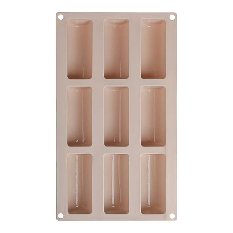 Форма для выпечки 9 ячеек 29,5х17х3,5см силикон 856-189