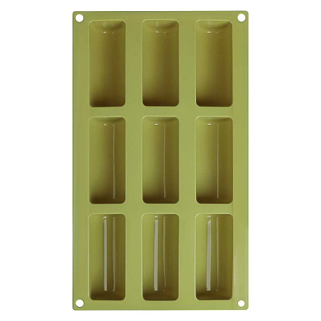 Форма для выпечки 9 ячеек 29,5х17х3,5см силикон 856-189