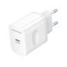 BOROFONE Зарядное устройство модель BA99A, USB-C PD 20 W, цвет: белый