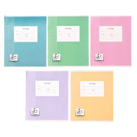 Тетрадь школьная 12л. в клетку, БЕЛЫЕ ЛИСТЫ обложка плотный офсет 115 гр "Пятерка"